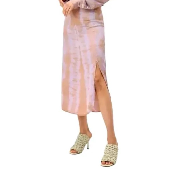 JOHN ELLIOT TIE-DYE SLIP SKIRT - Picture 2 of 7